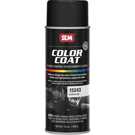 Sem Products SATIN BLACK SPRAY SE15243